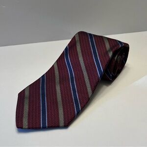 Robert Talbott Best of Class Mark Shale Striped Silk Tie, made in USA